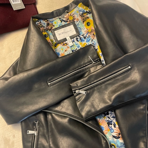 BCBG generation faux leather jacket - Picture 7 of 8